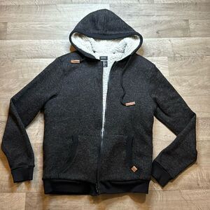 Buffalo David Bitton Warm Jacket. Small. Zip up front. Hoodie. Front pockets.